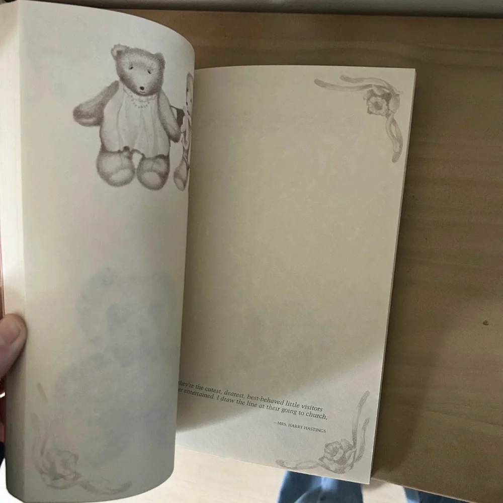 Vintage The Teddy Bear Journal Illustrated Notebook Pat Perleburg